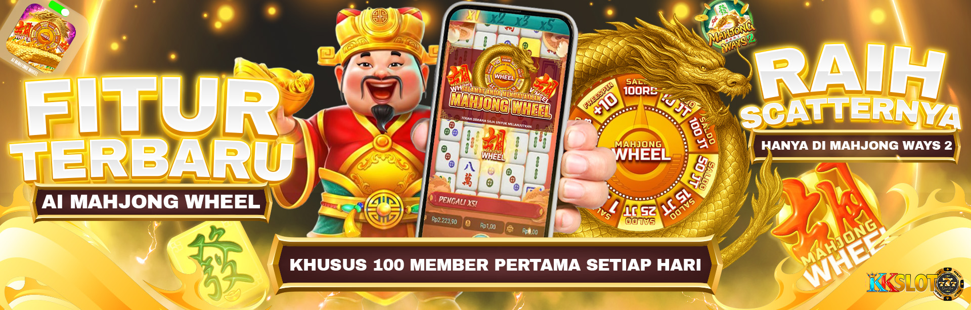 KKSLOT777 MAHJONG WHEEL